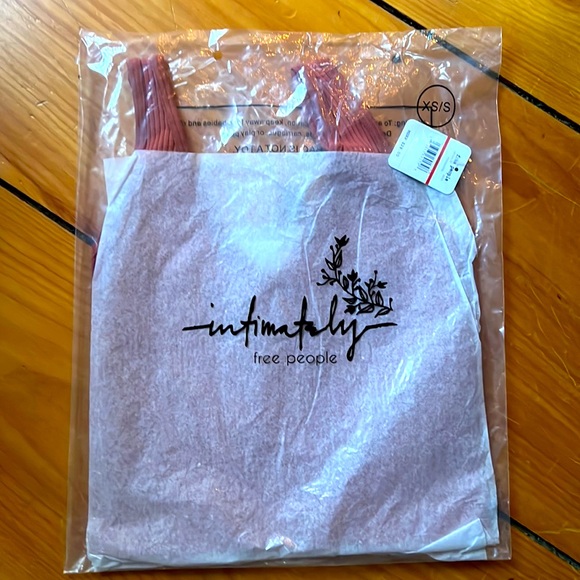 Free People Solid Rib Brami XS/S NWT - Picture 2 of 3